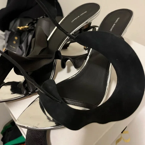 Isabel marant Frill Sandals Heel - Picture 2 of 3